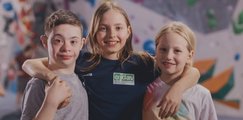 3 Glückliche Kinder nach erfolgreichem Dreh von Aktion Mensch